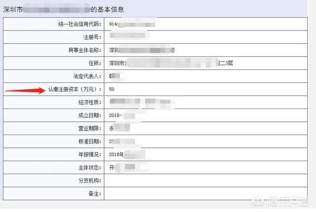 如何查询企业的注册资金？