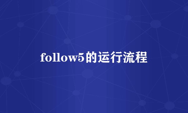 follow5的运行流程