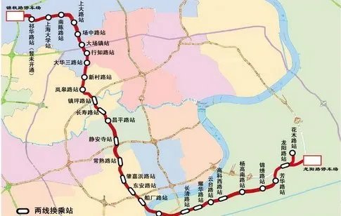 上海地铁7号线线路图