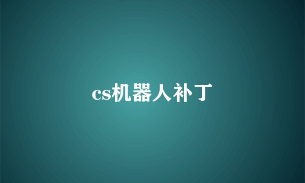 cs机器人补丁