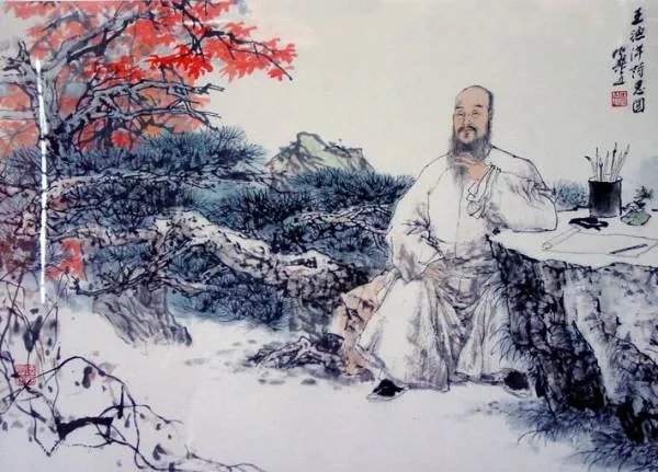 几行红叶树，无数夕阳山。是什么意思？