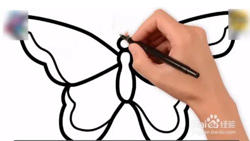 简笔画蝴蝶图片大全 彩色