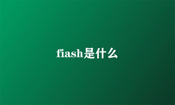 fiash是什么