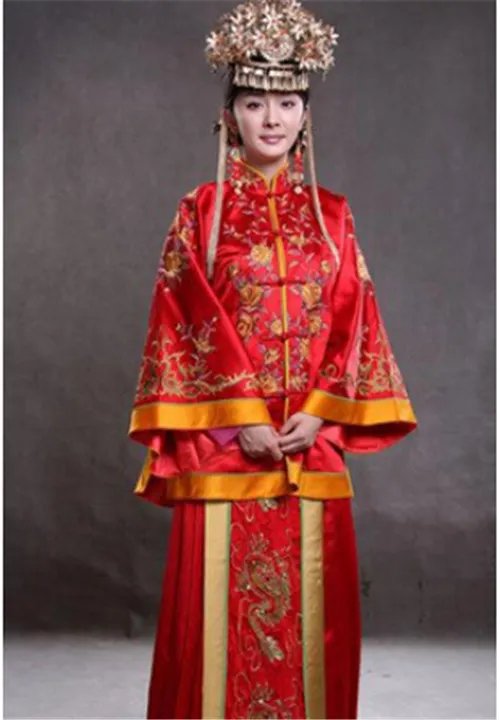 新娘唐装发型图片2017款  新娘穿唐装扎什么发型好