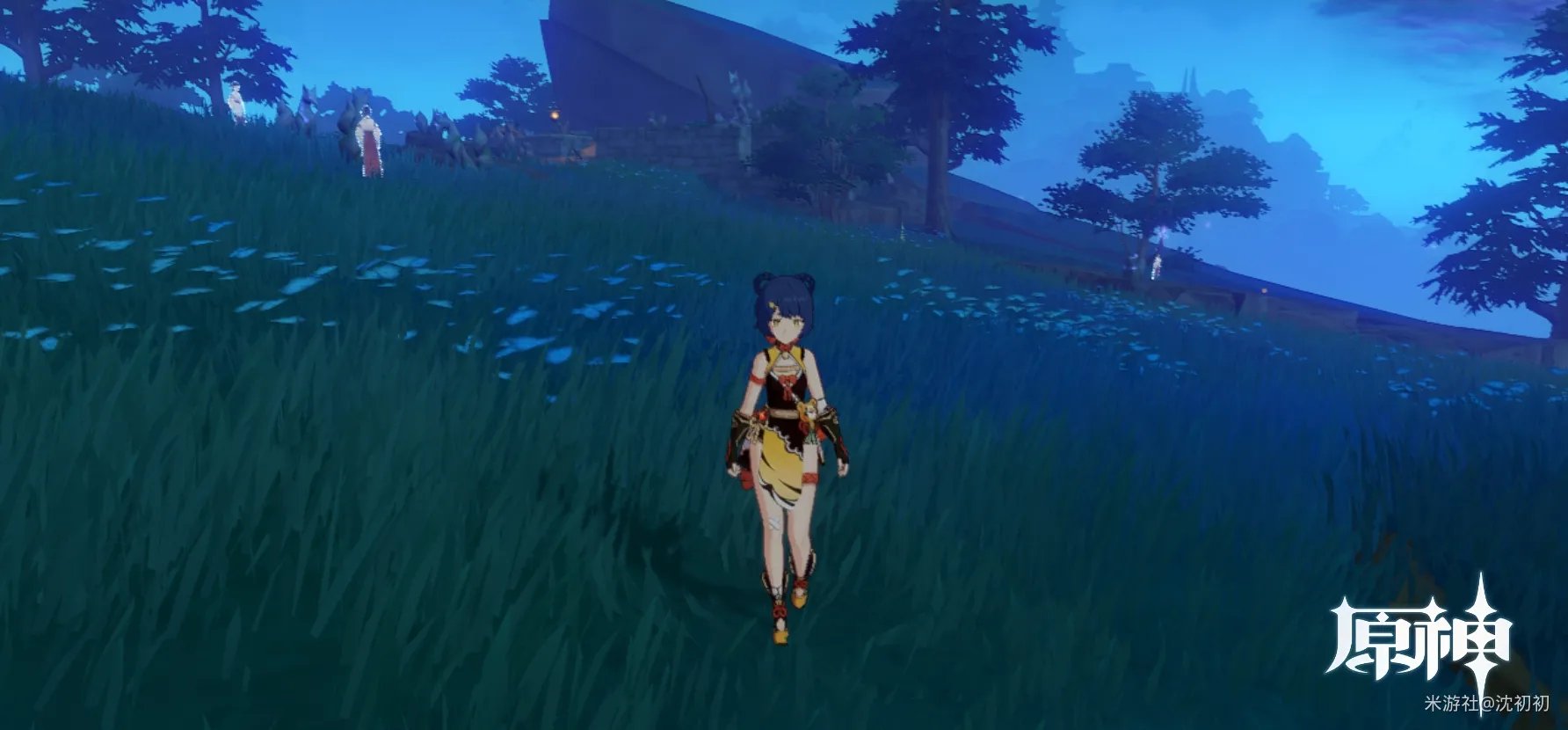 原神荒废神社人影解谜顺序