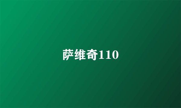 萨维奇110