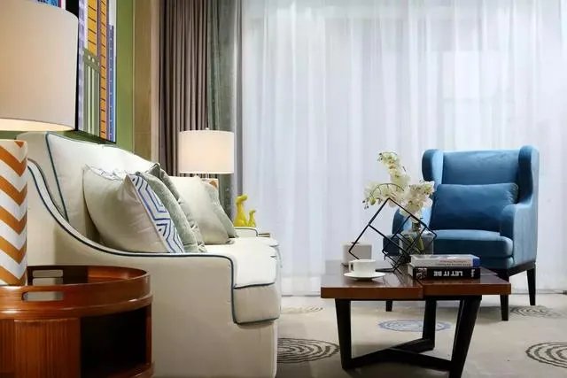 交换空间:95㎡现代简约，好精致的颜色搭配