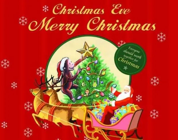 花体圣诞快乐英文