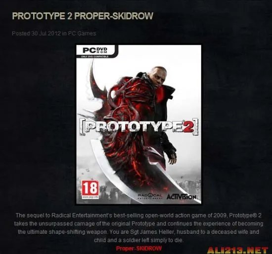 破解组又互喷了？《虐杀原形2》补丁引两组矛盾