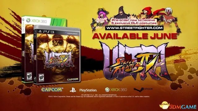 可由玩家自行选择版本！《终极街霸4》新宣传片