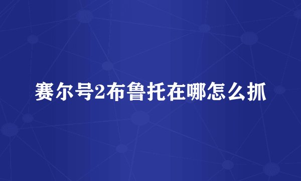 赛尔号2布鲁托在哪怎么抓