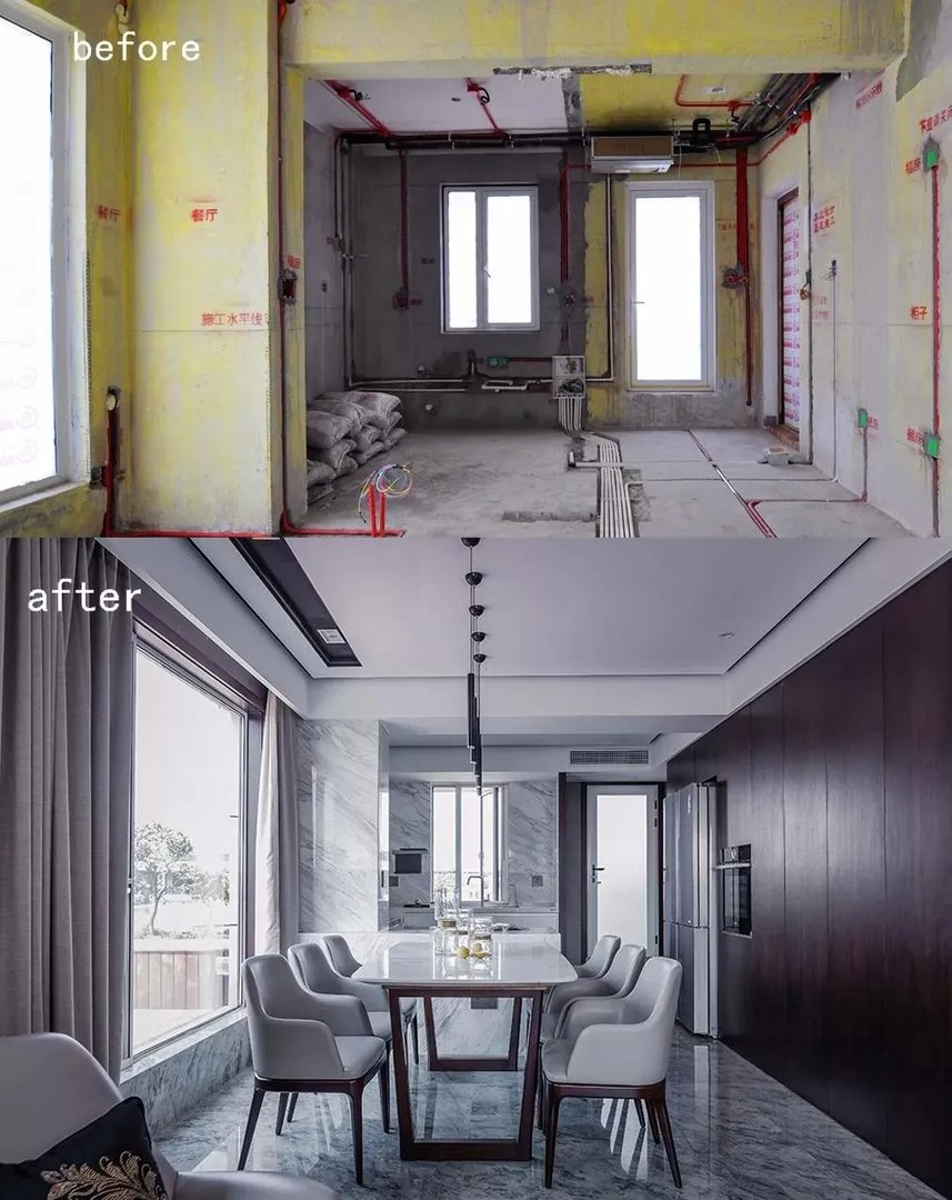 一套旧屋改造的案例，打造最惊艳的时尚简约风