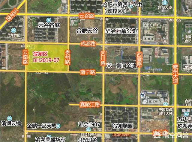 合肥滨湖周边几何楼盘，中海九樾，荣盛华府，金鹏，以及一些其？