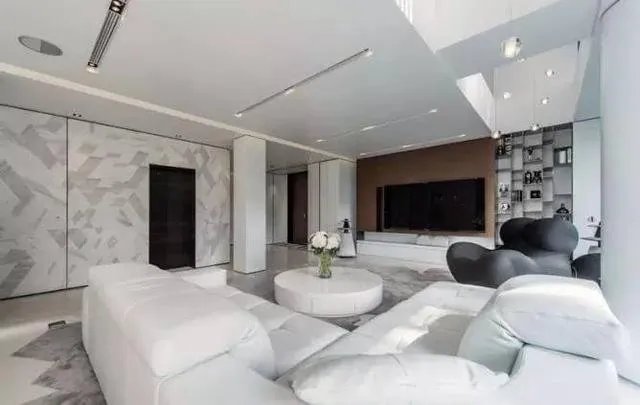 只有极简风才能hold住的豪品别墅,既美又有品!