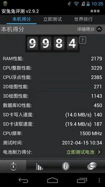 1999元1.5GHz四核 中兴Grand U985评测