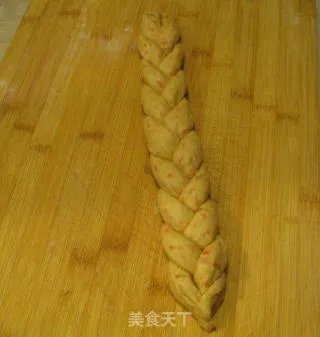 胡萝卜花环面包