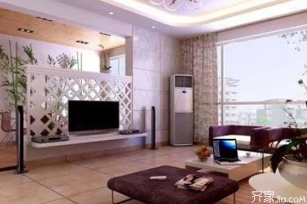 半隔断电视背景墙 各类风格电视背景墙隔断图片大全