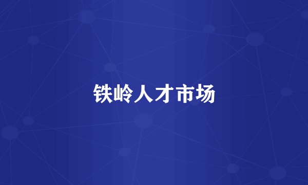 铁岭人才市场