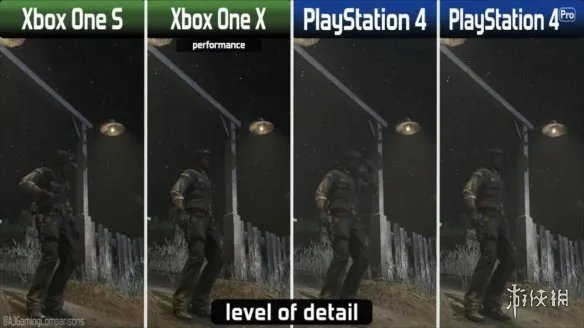 《荒野大镖客》PS3/PS4/X1S/X1X四平台移植画面对比