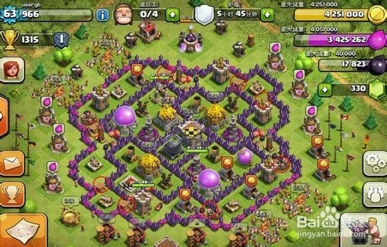 部落战争《Clash of Clans》8本防守阵型参考图
