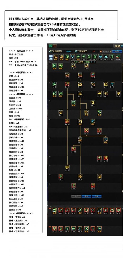 女漫游525改版后加点分享 专精及养猪点