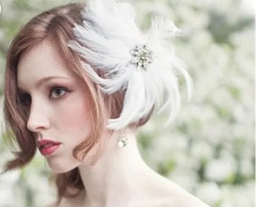 短发结婚造型图片 六款短发发型让你成为婚礼的焦点