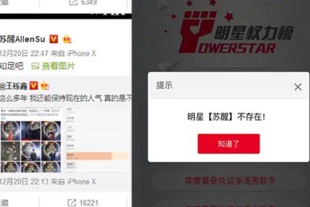 苏醒榜单有了名字  但排名依旧低于王栎鑫