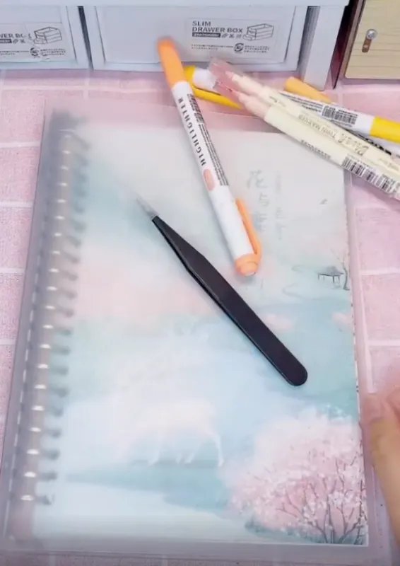 用小麻薯贴纸做手帐