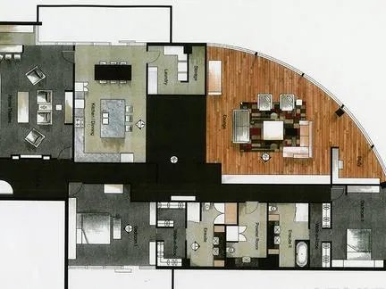 160平方米房子装修的设计图怎么画