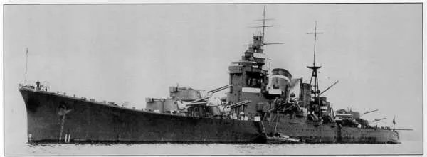 足柄号重巡洋舰的基本资料