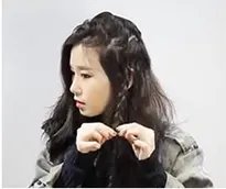 韩式编发教程图解