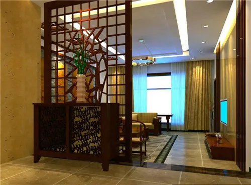 中式玄关装修效果图大全 打造含蓄内敛的居室玄关