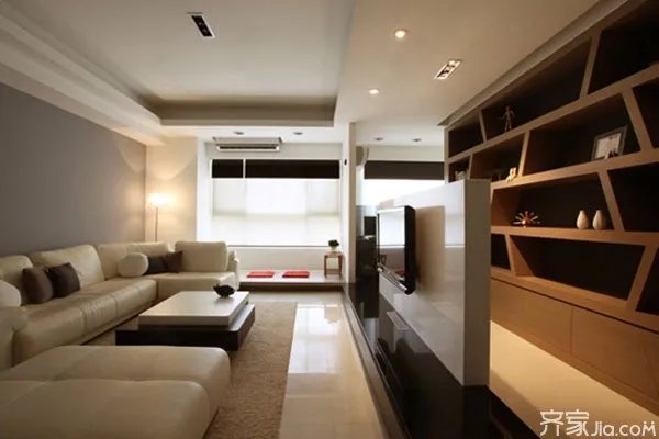 半隔断电视背景墙 各类风格电视背景墙隔断图片大全