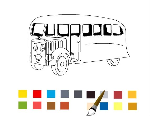 托马斯小火车填色的介绍