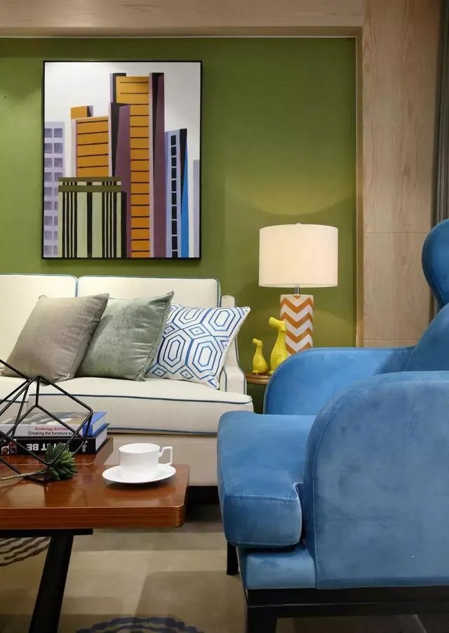 交换空间:95㎡现代简约，好精致的颜色搭配