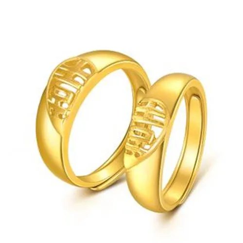 黄金情侣戒指图片欣赏2017款 黄金对戒一般多少克