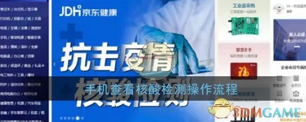 手机查看核酸检测操作流程