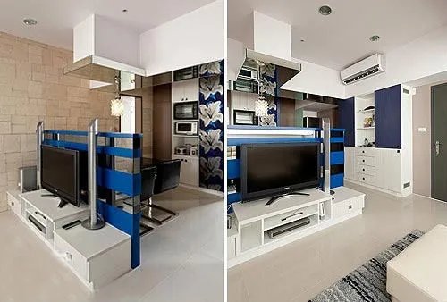 令人惊赞的美 时尚美女6万装70平高雅别致家