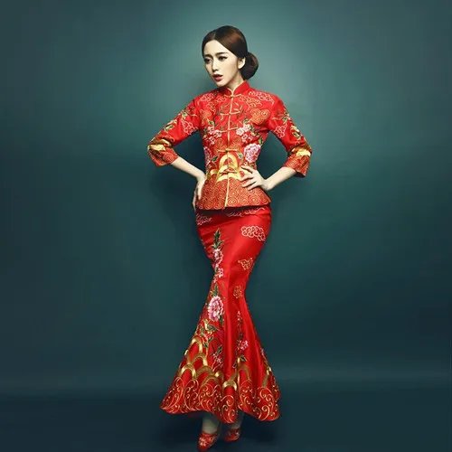 新娘结婚敬酒礼服怎么挑选 新娘敬酒礼服图片欣赏