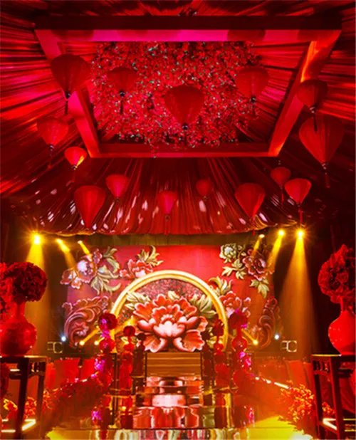 2018中式婚礼布置图片  为您打造古色古香的婚礼