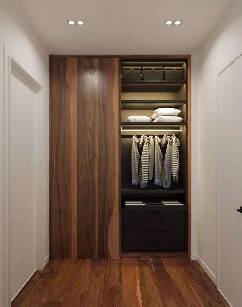 衣帽间装修效果图：衣帽间这么设计，你还能再放200件！