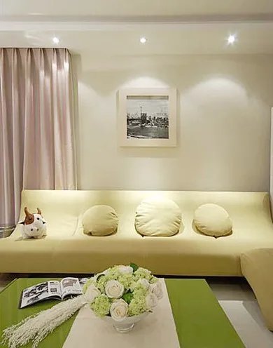 绿色清新 80后打造时尚爱巢