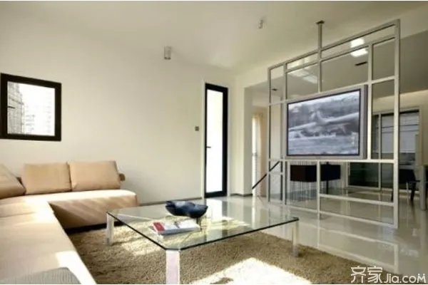 半隔断电视背景墙 各类风格电视背景墙隔断图片大全