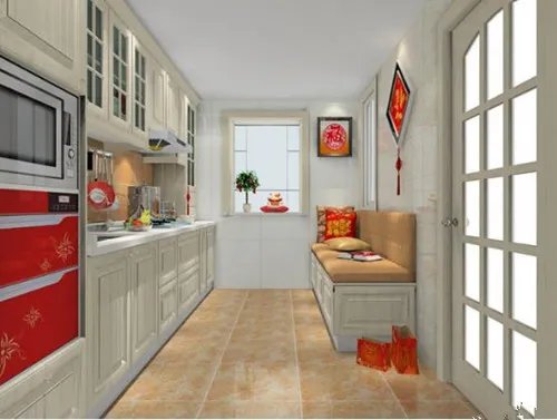 厨房推拉门装修效果图 打造时尚精美的厨房空间