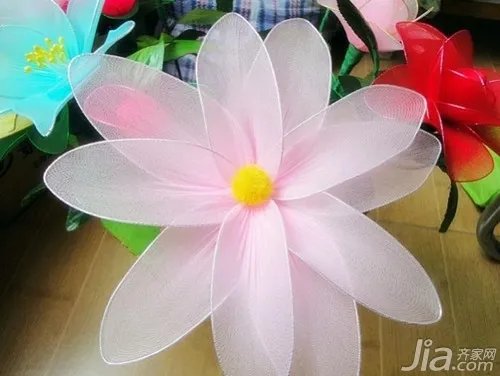 玫瑰丝网花的做法 玫瑰丝网花的材料准备