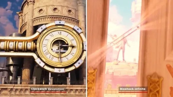 IGN分享《发条革命》和《生化奇兵：无限》视频对比