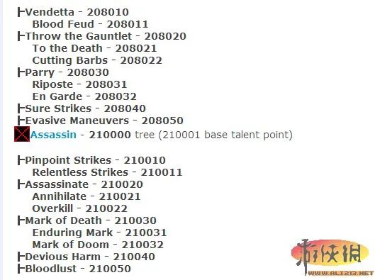 《龙腾世纪2》 控制台详细技能代码 可用于控制台秘籍和将来的TOOLSET编辑使用