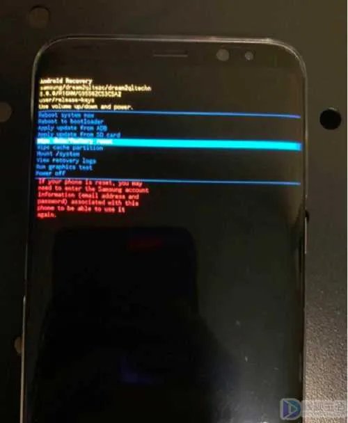 三星s8手机忘记密码怎么强制恢复出厂设置