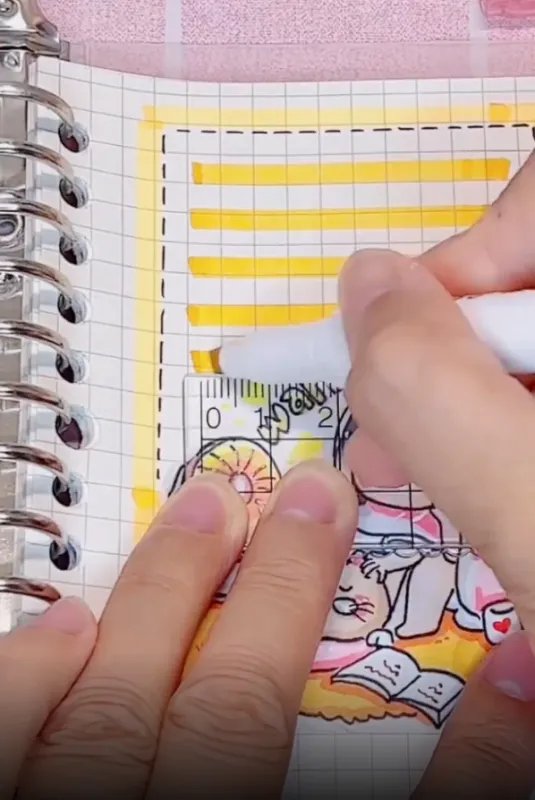 用小麻薯贴纸做手帐