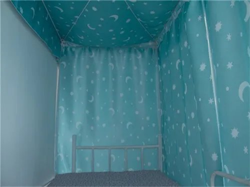 宿舍床帘怎么安装